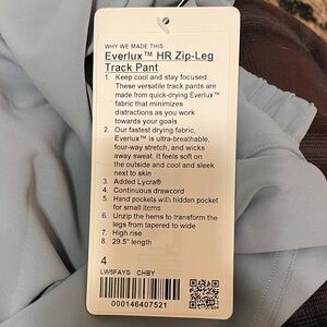 Lululemon chambray Everlux Track Pants